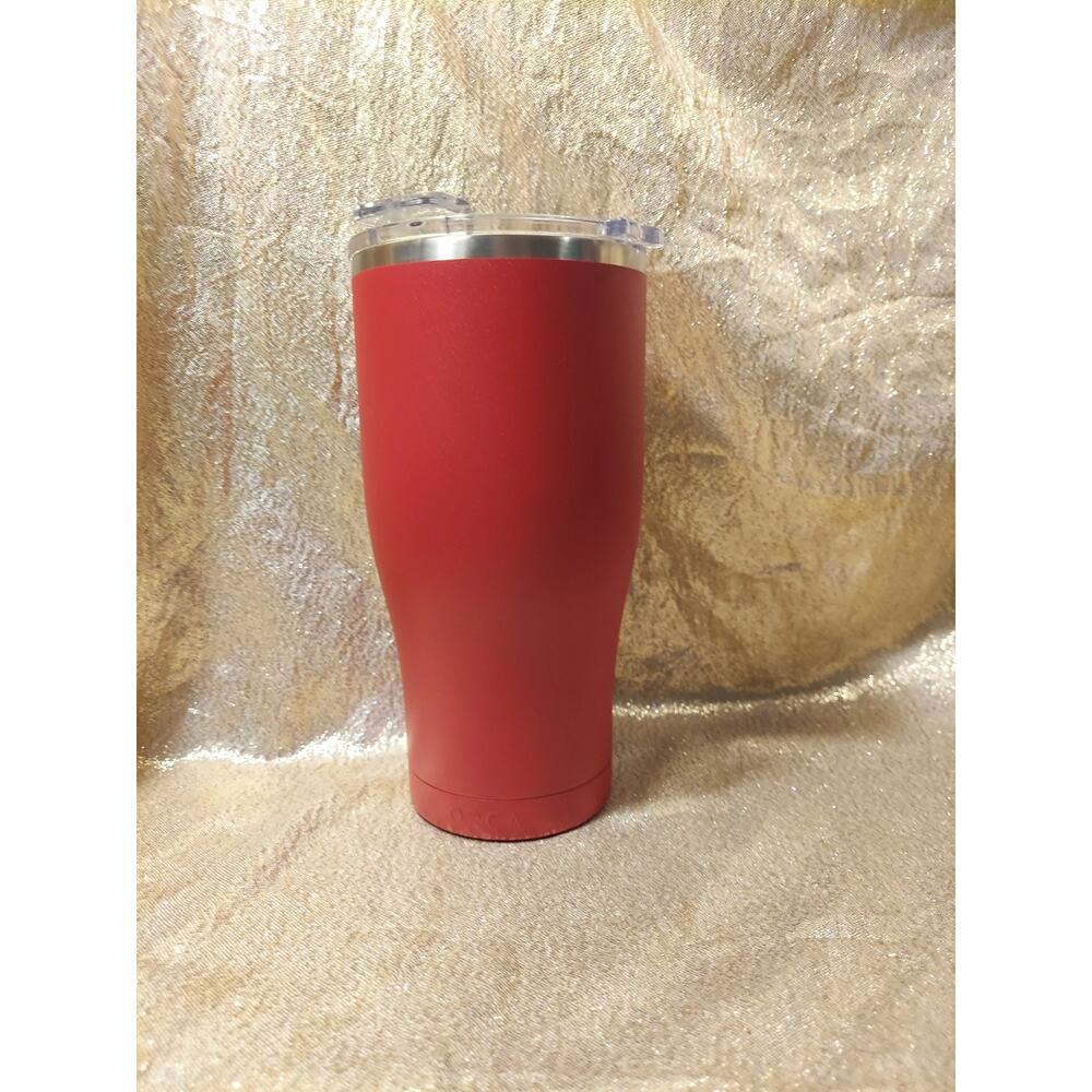 NEW Orca Chaser 27oz Stainless Steel Insulated Tumbler Cup Mug Crimson Red